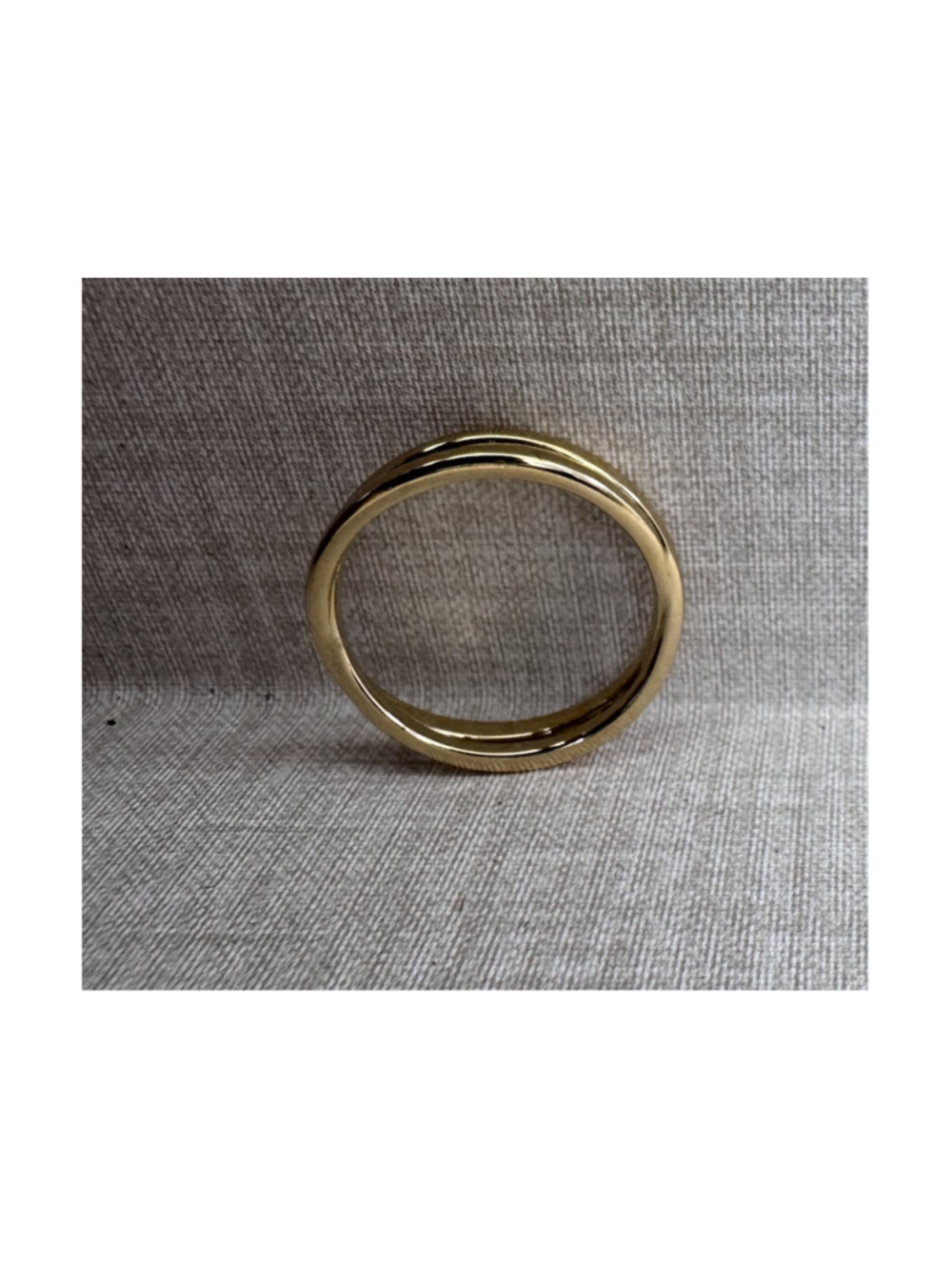 Women's Aurate Gold Vermeil Interlocking Double Band Ring, Size 6.5